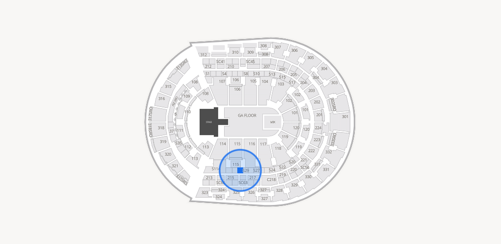 Bridgestone Arena Seating Chart