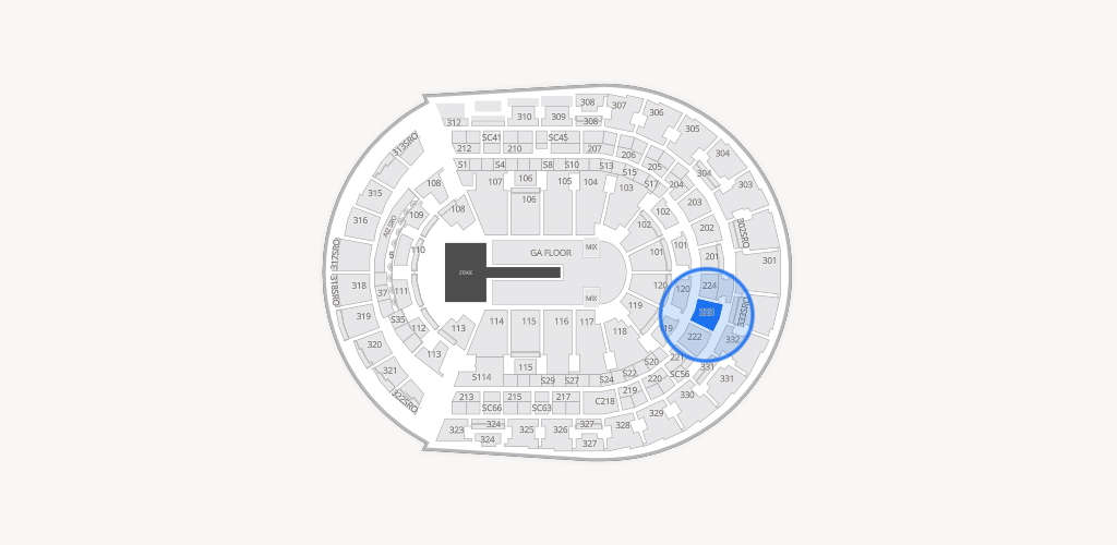 Bridgestone Arena Seating Chart