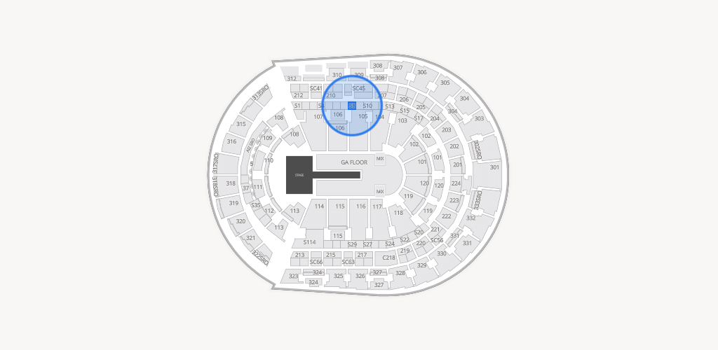 Bridgestone Arena Seating Chart