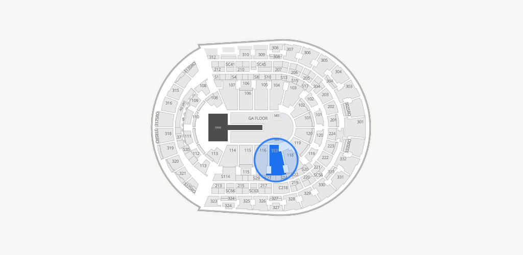Bridgestone Arena Seating Chart