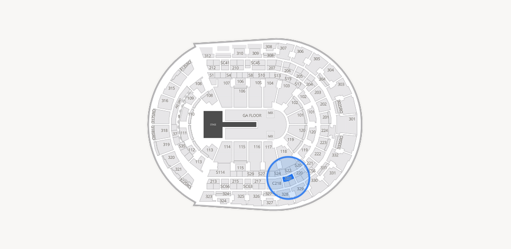 Bridgestone Arena Seating Chart