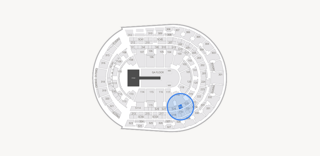 Bridgestone Arena Seating Chart