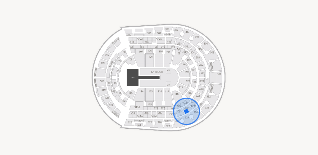 Bridgestone Arena Seating Chart
