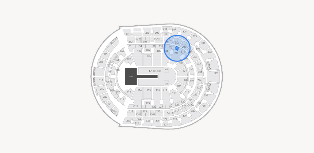 Bridgestone Arena Seating Chart
