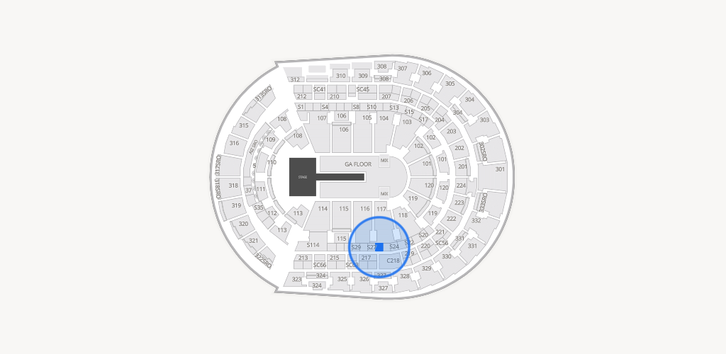 Bridgestone Arena Seating Chart