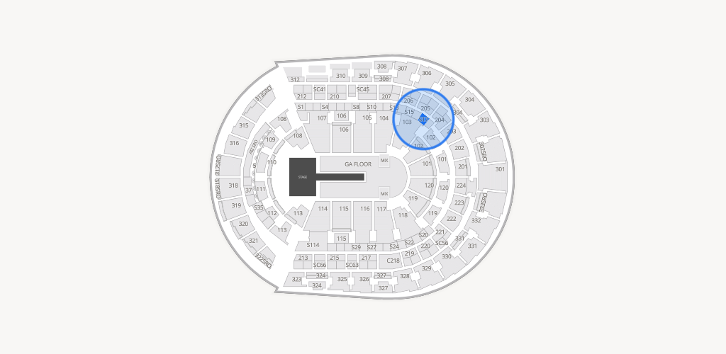 Bridgestone Arena Seating Chart