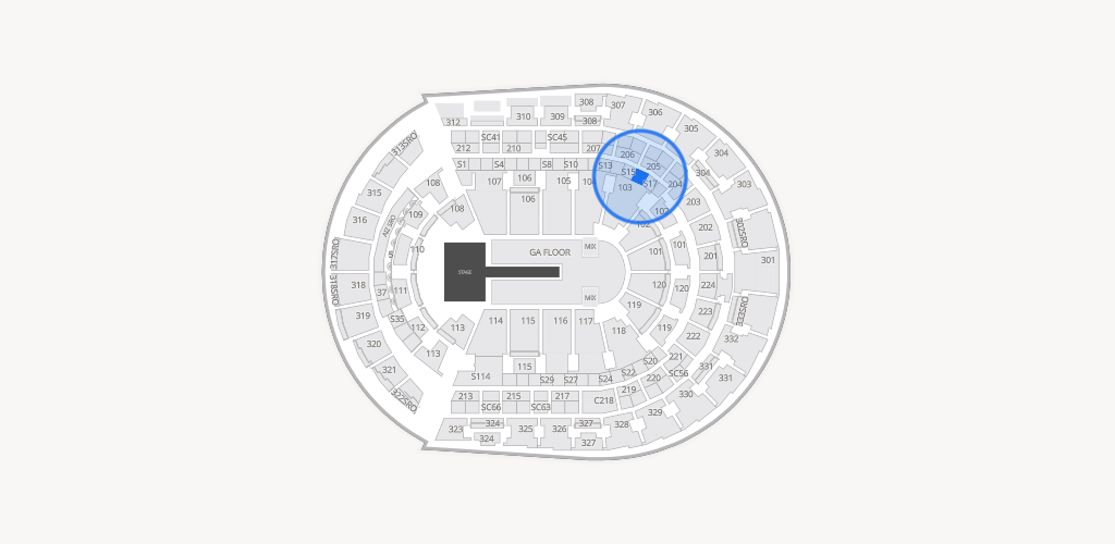 Bridgestone Arena Seating Chart