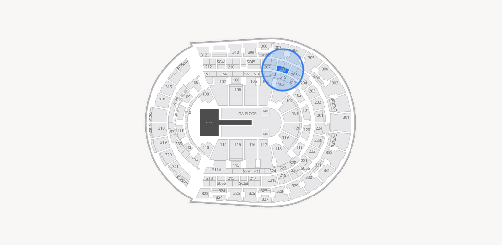 Bridgestone Arena Seating Chart