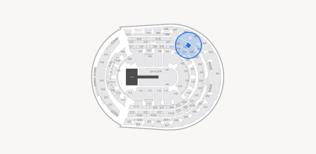 Bridgestone Arena Seating Chart
