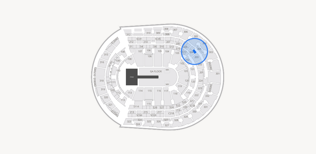 Bridgestone Arena Seating Chart