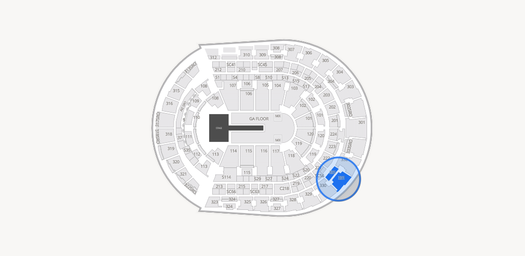Bridgestone Arena Seating Chart