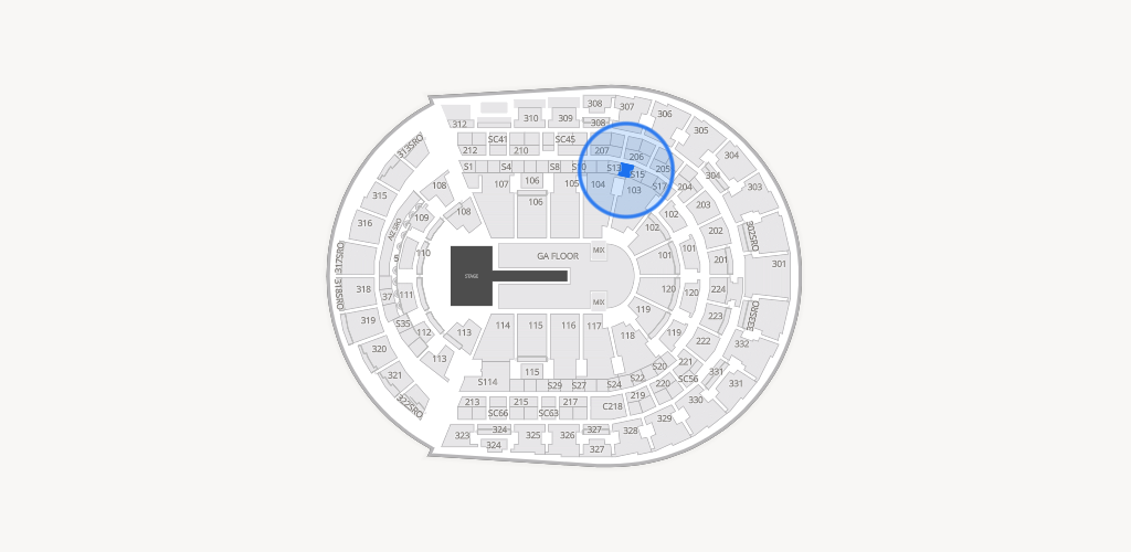 Bridgestone Arena Seating Chart