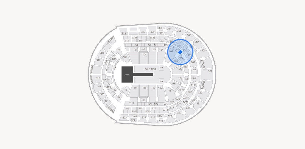 Bridgestone Arena Seating Chart
