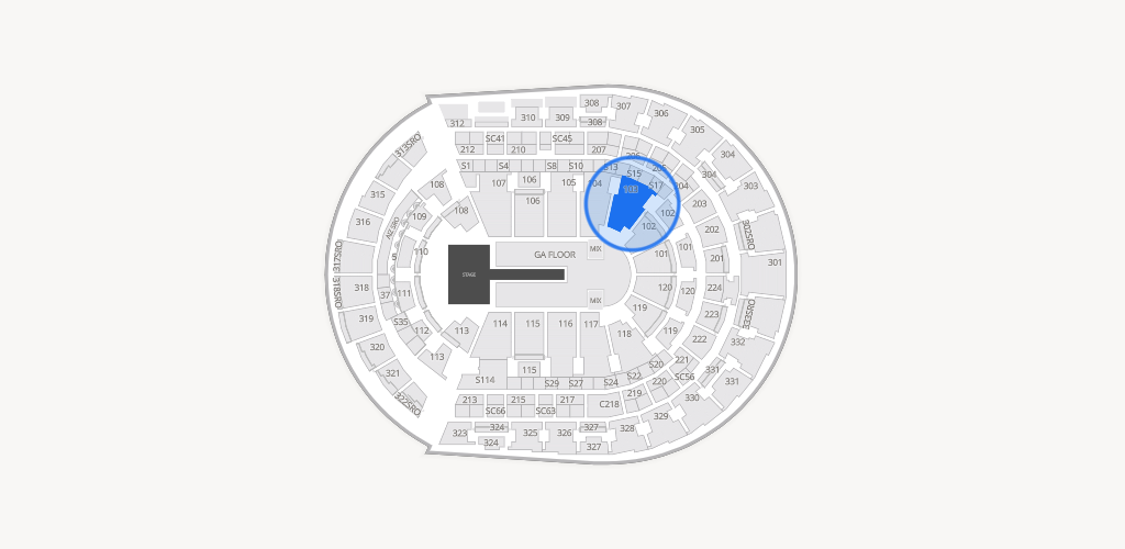Bridgestone Arena Seating Chart