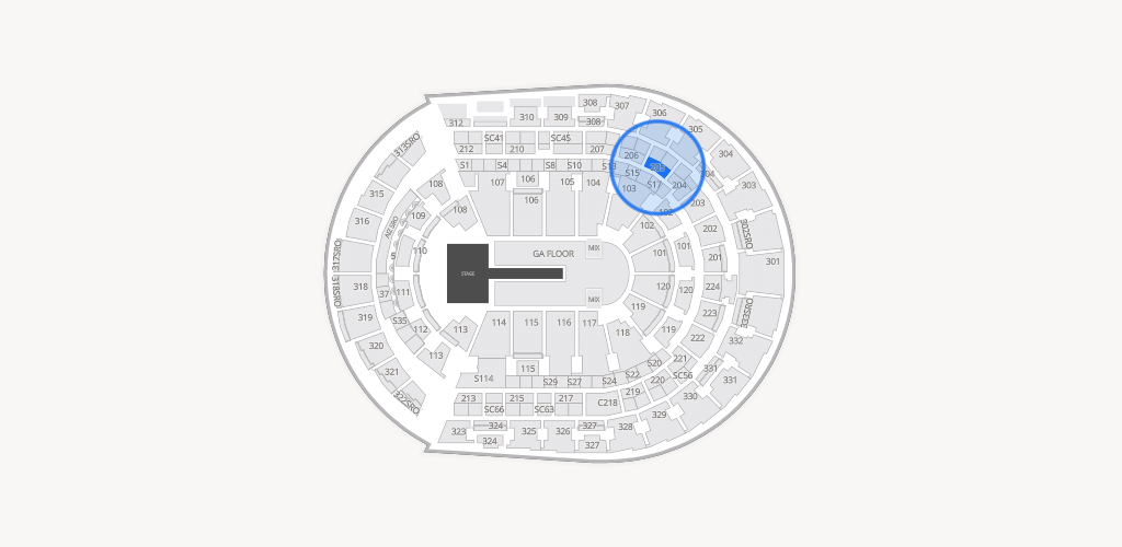 Bridgestone Arena Seating Chart