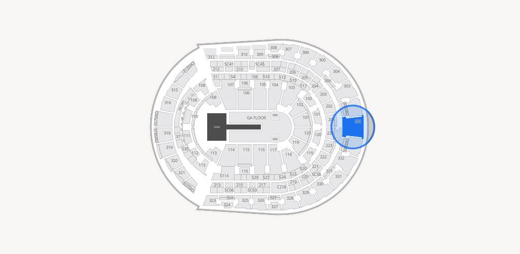 Bridgestone Arena Seating Chart