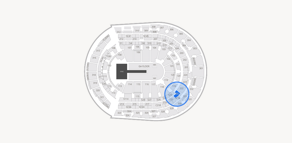 Bridgestone Arena Seating Chart
