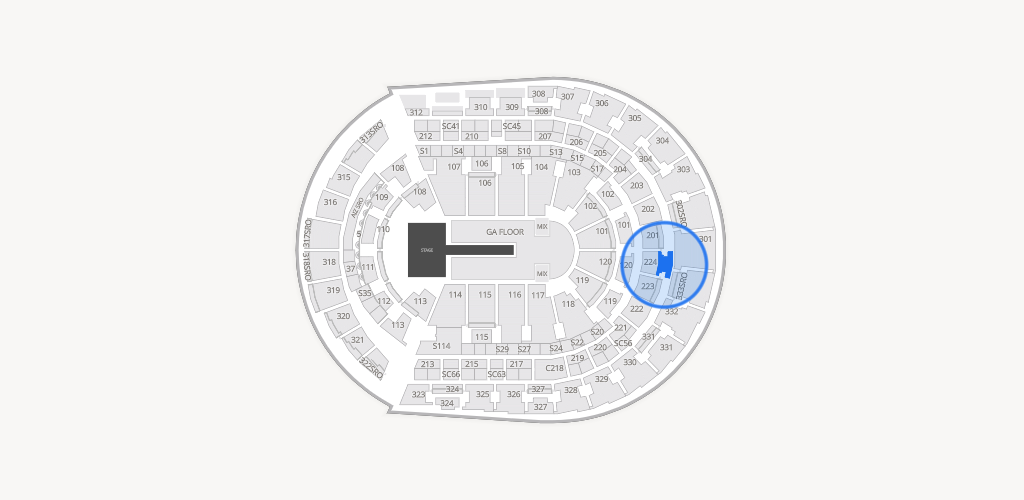 Bridgestone Arena Seating Chart