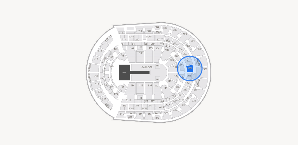 Bridgestone Arena Seating Chart