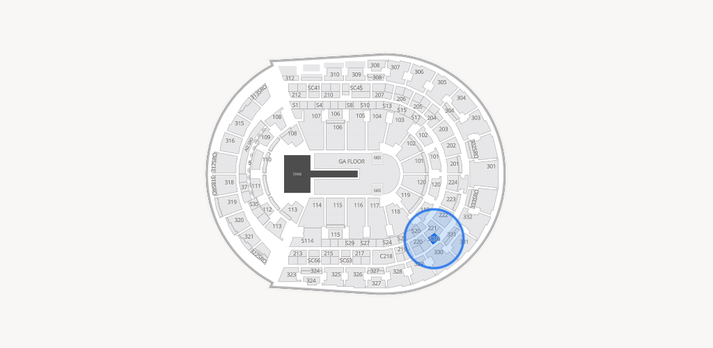 Bridgestone Arena Seating Chart