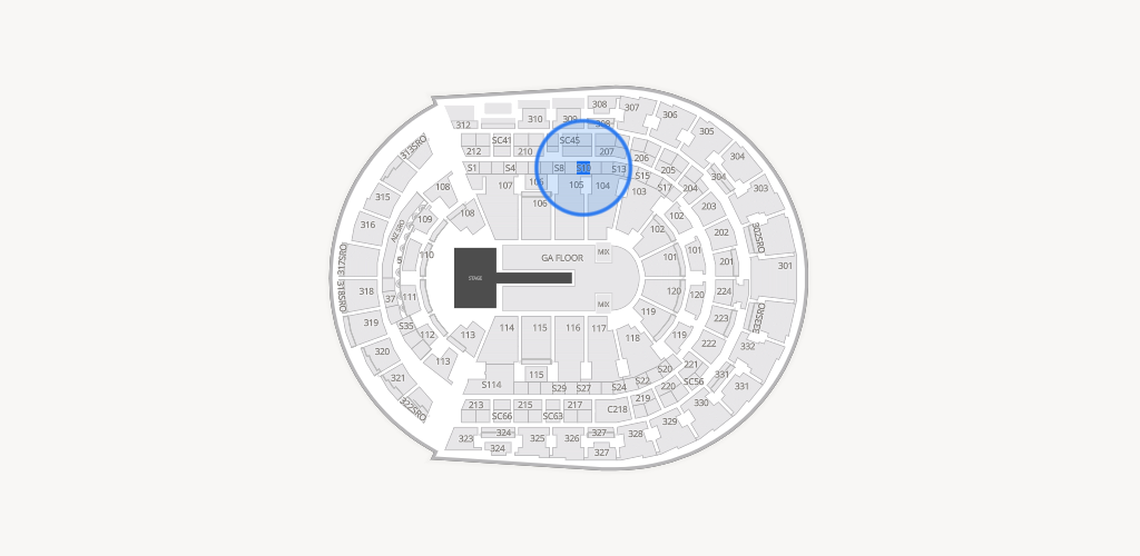 Bridgestone Arena Seating Chart