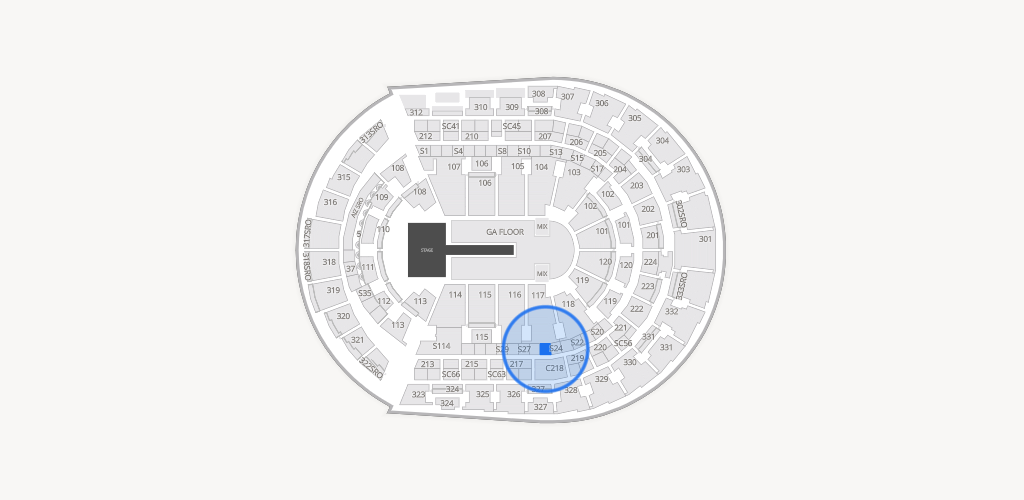 Bridgestone Arena Seating Chart