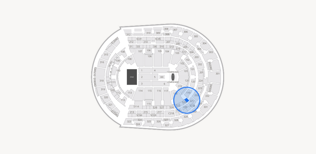Bridgestone Arena Seating Chart