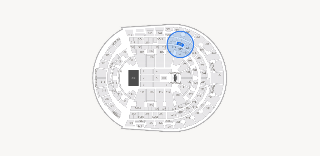 Bridgestone Arena Seating Chart
