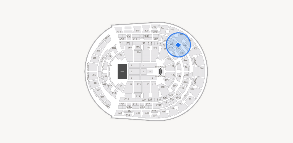 Bridgestone Arena Seating Chart