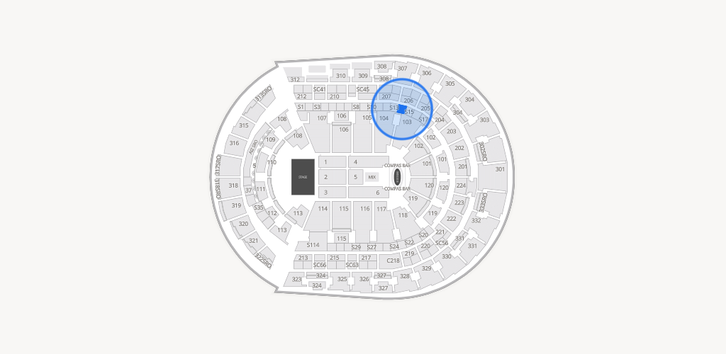 Bridgestone Arena Seating Chart