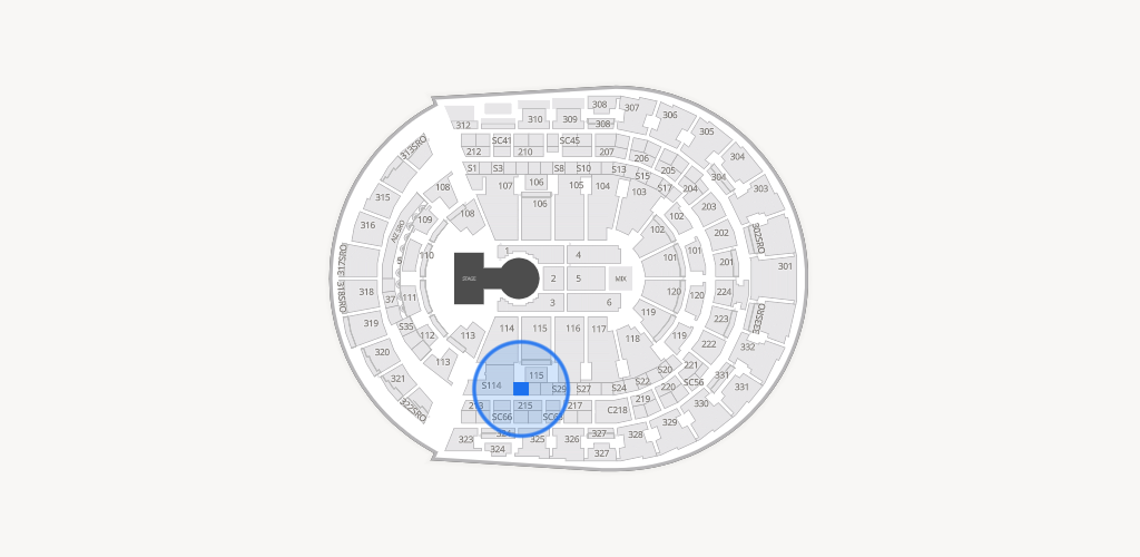 Bridgestone Arena Seating Chart