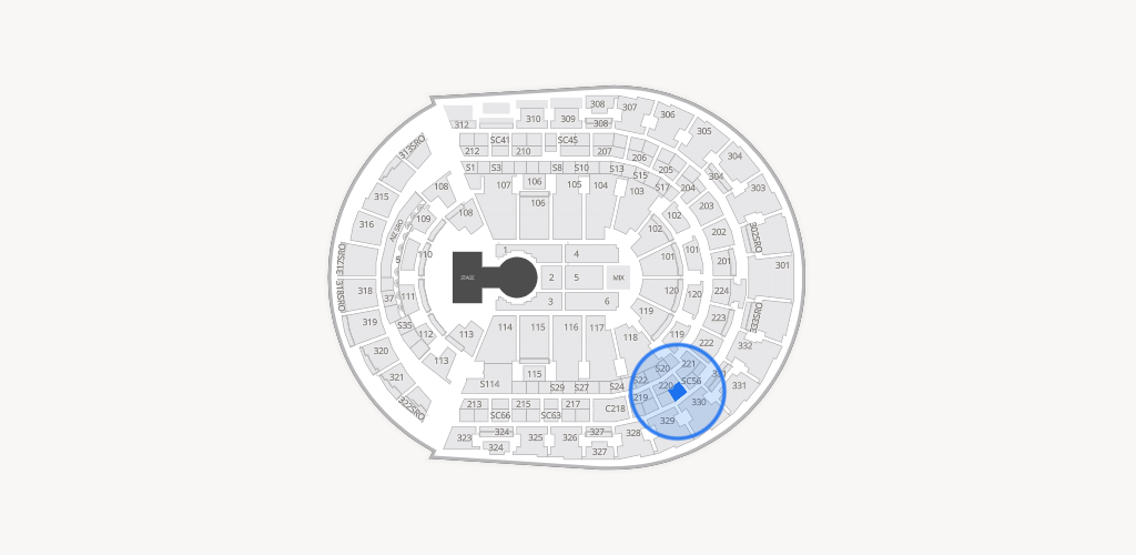 Bridgestone Arena Seating Chart