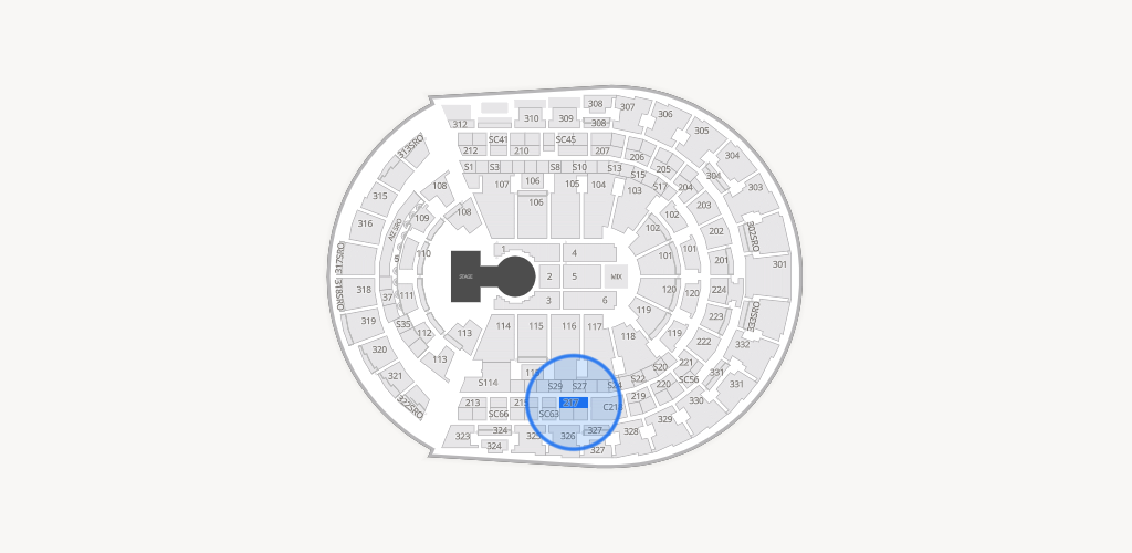 Bridgestone Arena Seating Chart