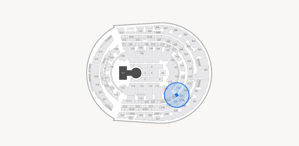 Bridgestone Arena Seating Chart