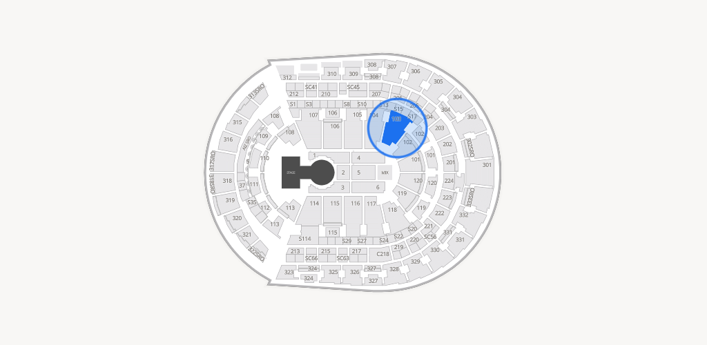 Bridgestone Arena Seating Chart