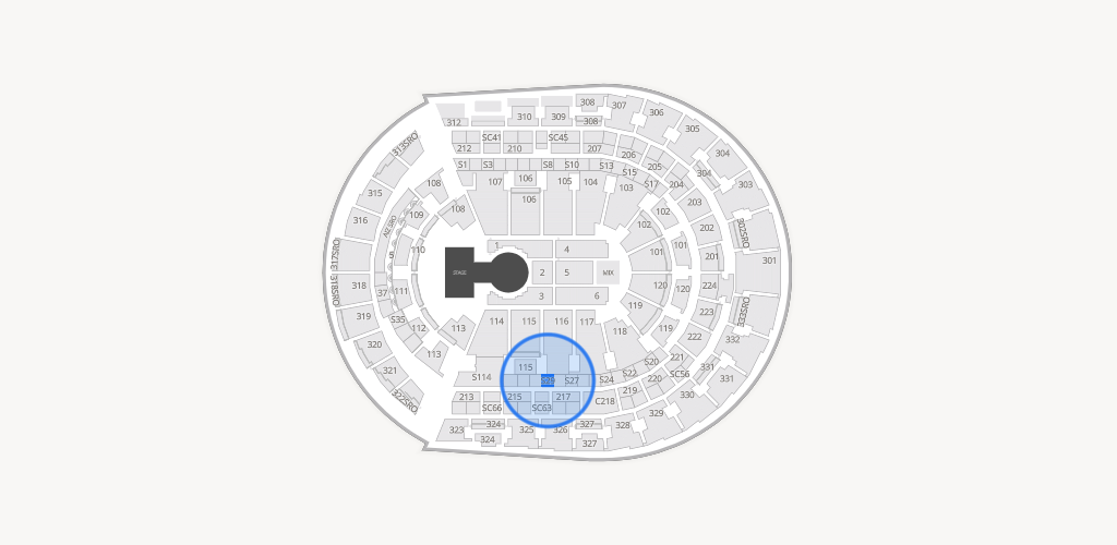 Bridgestone Arena Seating Chart