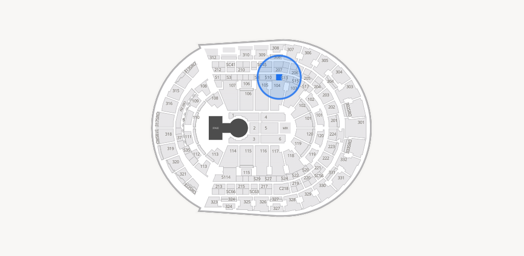 Bridgestone Arena Seating Chart