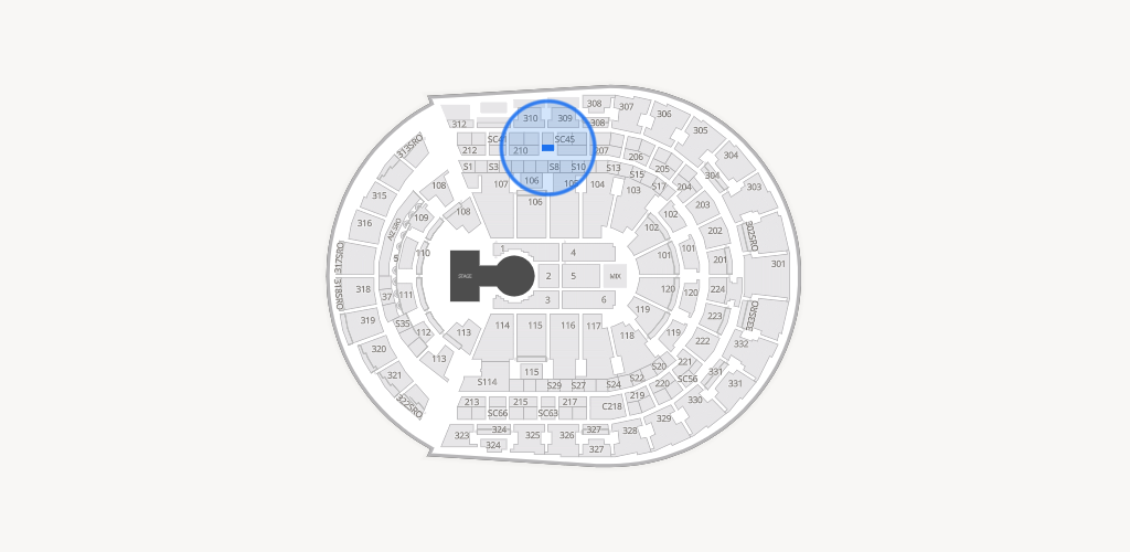 Bridgestone Arena Seating Chart