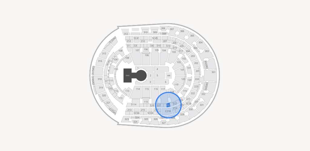 Bridgestone Arena Seating Chart