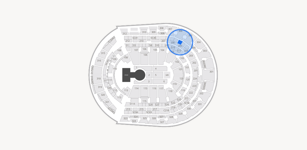 Bridgestone Arena Seating Chart