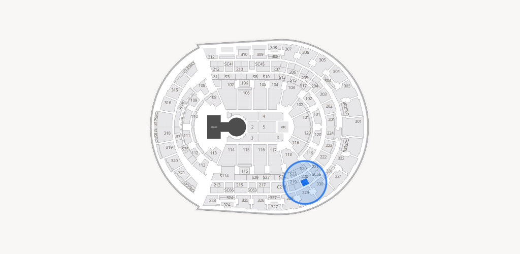 Bridgestone Arena Seating Chart
