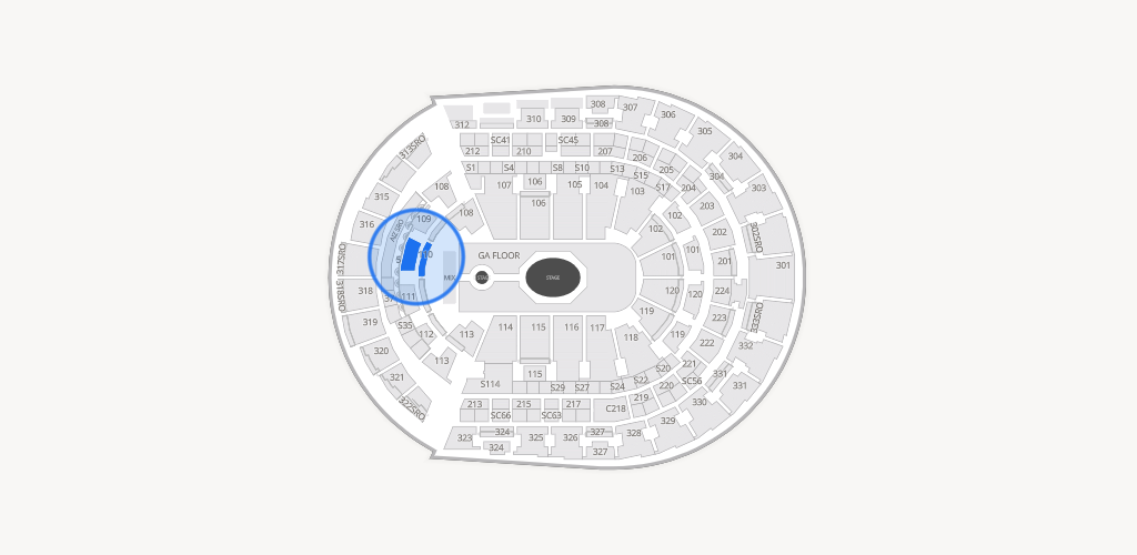 Bridgestone Arena Seating Chart