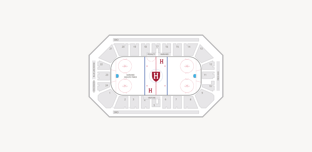 Bright-Landry Hockey Center Seating Chart