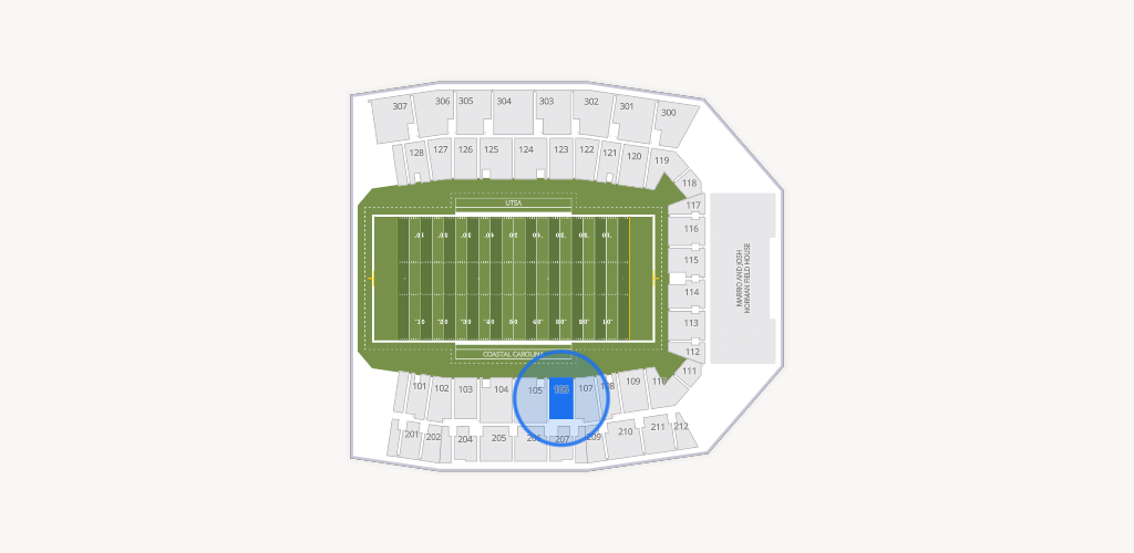 Brooks Stadium Seating Chart