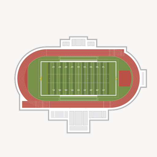 Buccaneer Field seating chart
