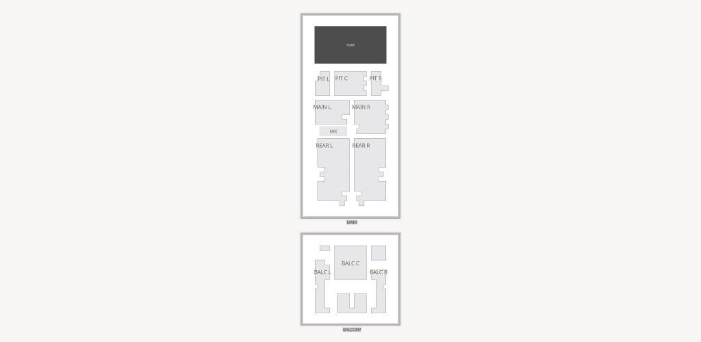 Buckhead Theatre Seating Chart