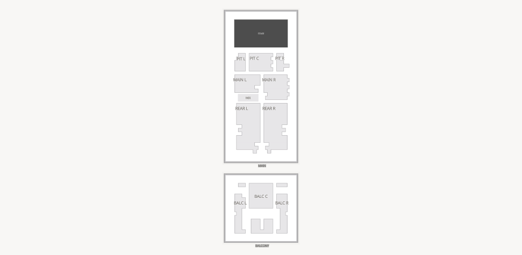 Buckhead Theatre Seating Chart