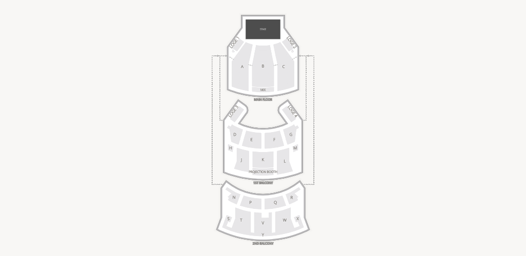 Burton Cummings Theatre Seating Chart