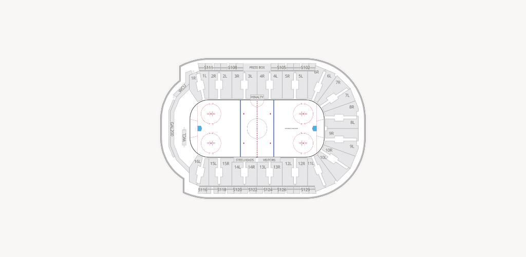 CAA Centre Seating Chart