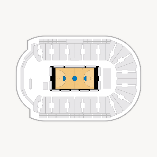 CAA Centre seating chart